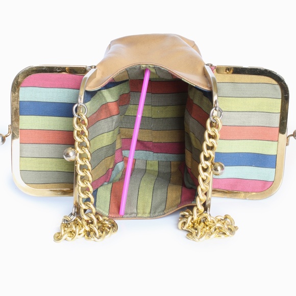 Bonnie Cashin for Coach Small Double Header Tote Bag Chain Strap Vintage 60s HTF - Picture 12 of 17